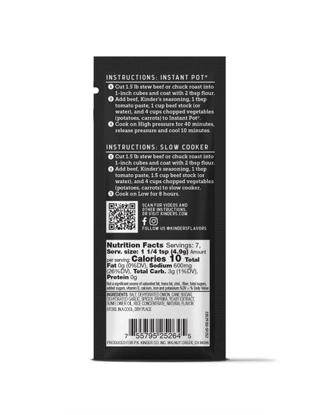 Kinder's - Grandpa's Beef Stew