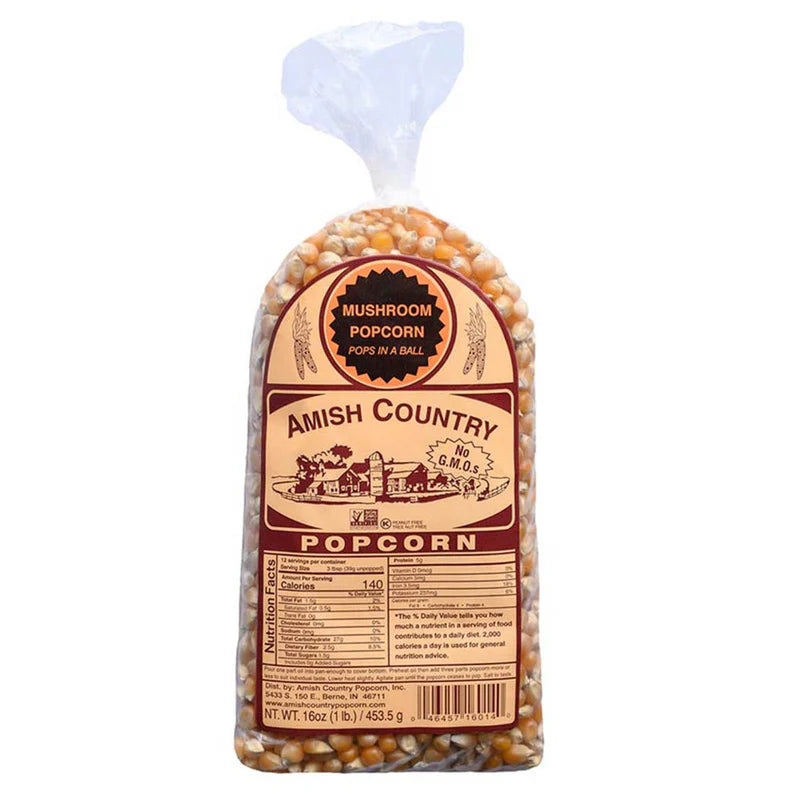 Amish Country Popcorn - Mushroom Popcorn