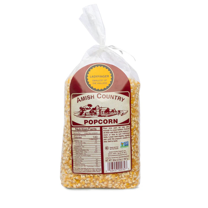 Amish Country Popcorn - Ladyfinger Popcorn