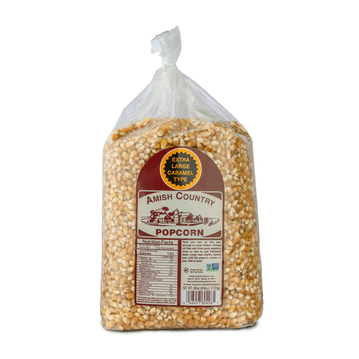 Amish Country Popcorn - Extra Large Caramel Type Popcorn