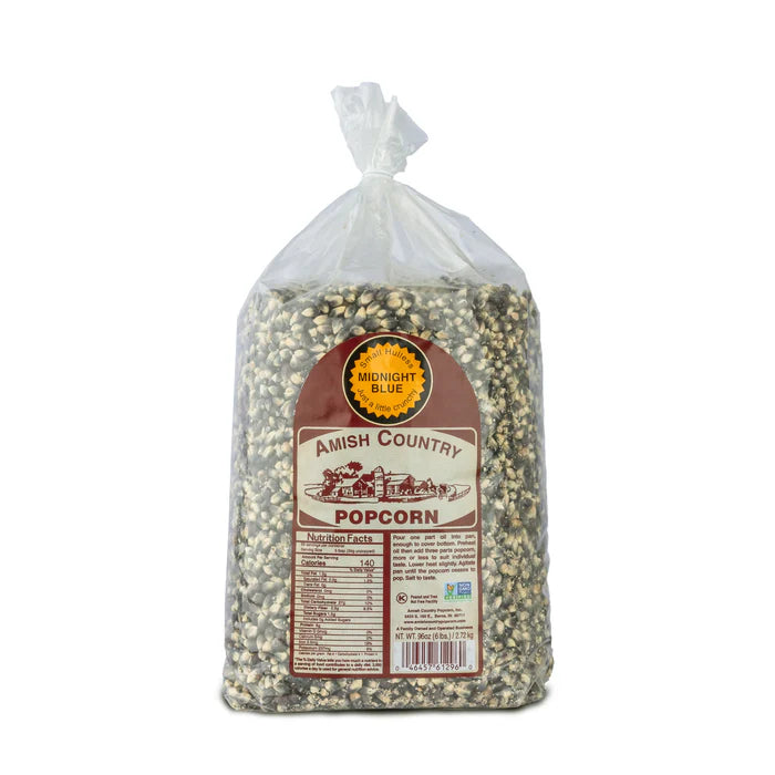 Amish Country Popcorn - Midnight Blue Hulless Popcorn