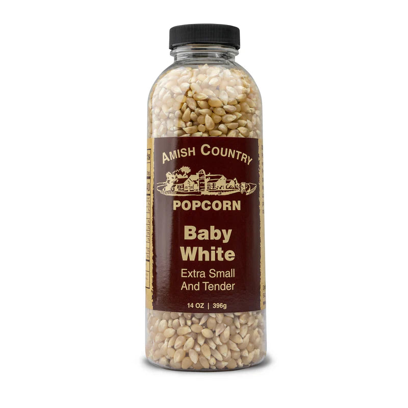 Amish Country Popcorn - Baby White Hulless Popcorn
