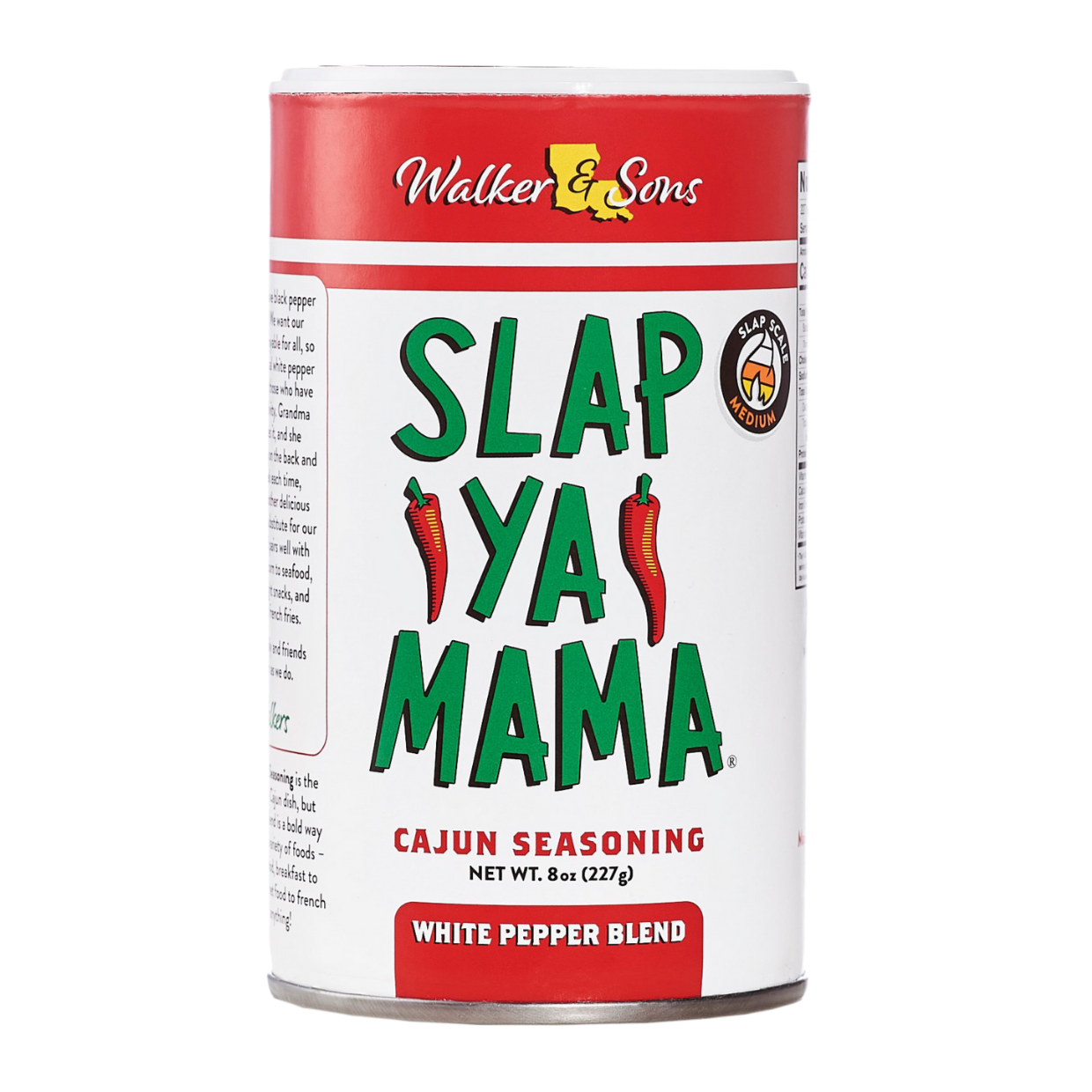 Slap Ya Mama - White Pepper Blend Seasoning - 8 oz