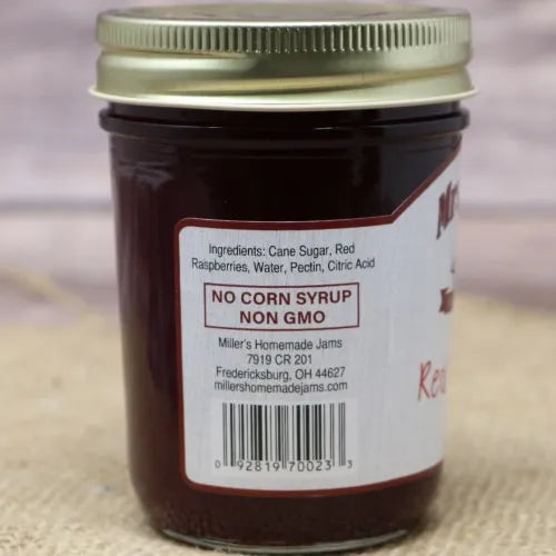 Mrs Miller's - Red Raspberry Jam (Seedless) - 9 oz