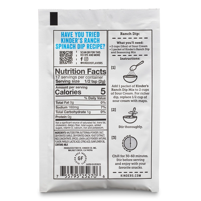 Kinder's - Ranch Dip & Seasoning Mix