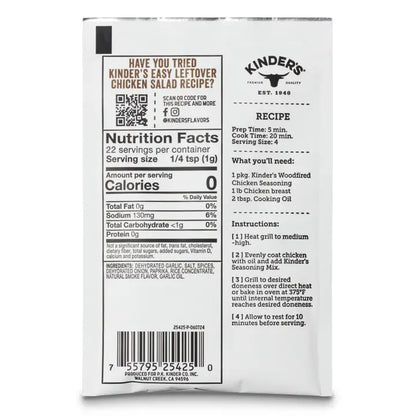 Kinder's - Woodfired Chicken Grilling Seasoning