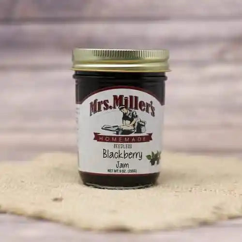 Mrs Miller's - Blackberry Jam (Seedless) - 9 oz