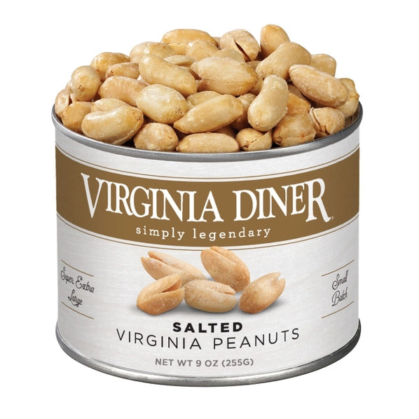Virginia Diner Peanuts - Salted Virginia Peanuts - 9 oz